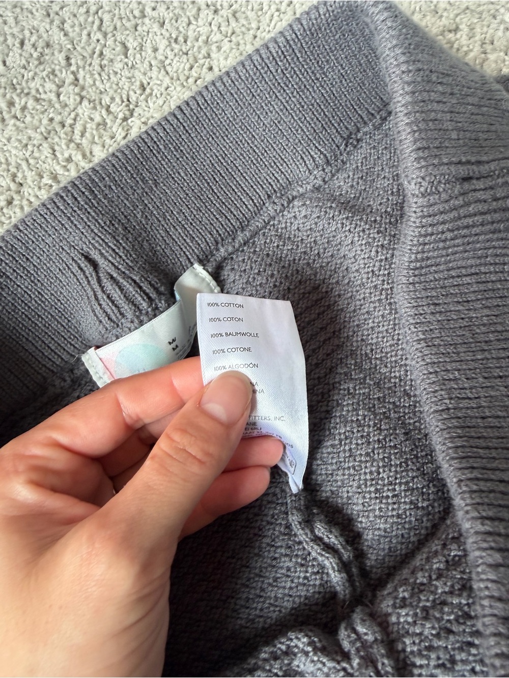 Free People Beach Gray Knit Sweatpants Size Medium - Picture 6 of 6